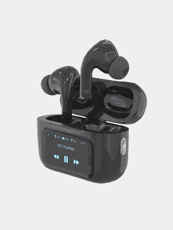 A9 Pro Earbuds | Touch Screen Display | Noise Reduction | Wireless Earbuds For Android and IOS.